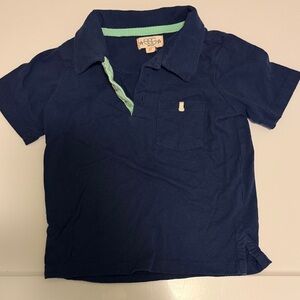 Navy Blue Kids Polo Shirt by EGG- boys size 3T